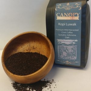 Kopi Luwak Coffee 4 oz. Wild Harvested Dark Roast
